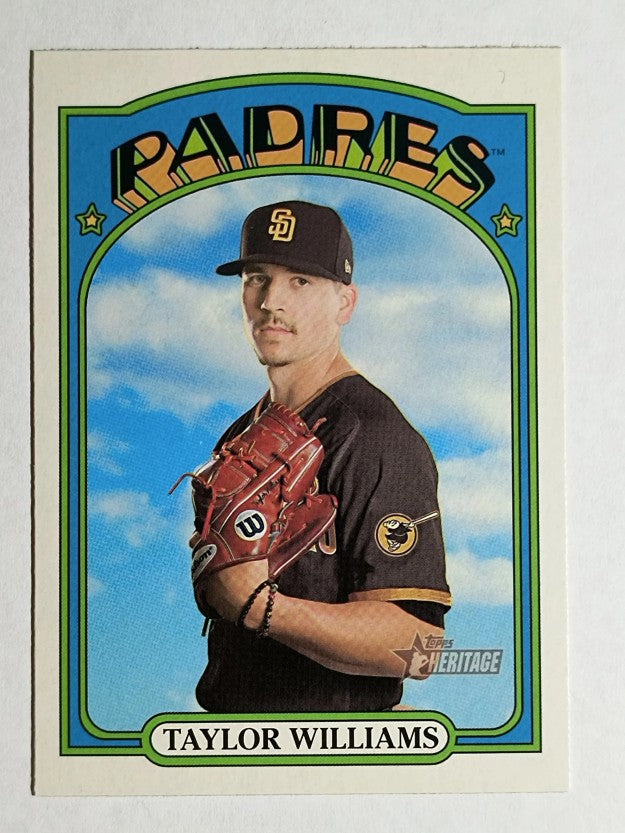 2021 Topps Heritage #369 Taylor Williams