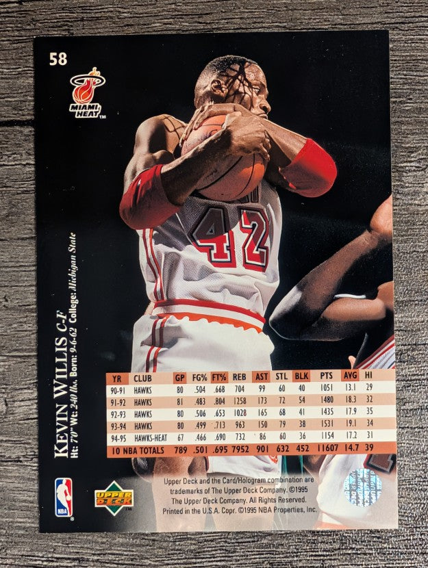 1995-96 Upper Deck #58 Kevin Willis