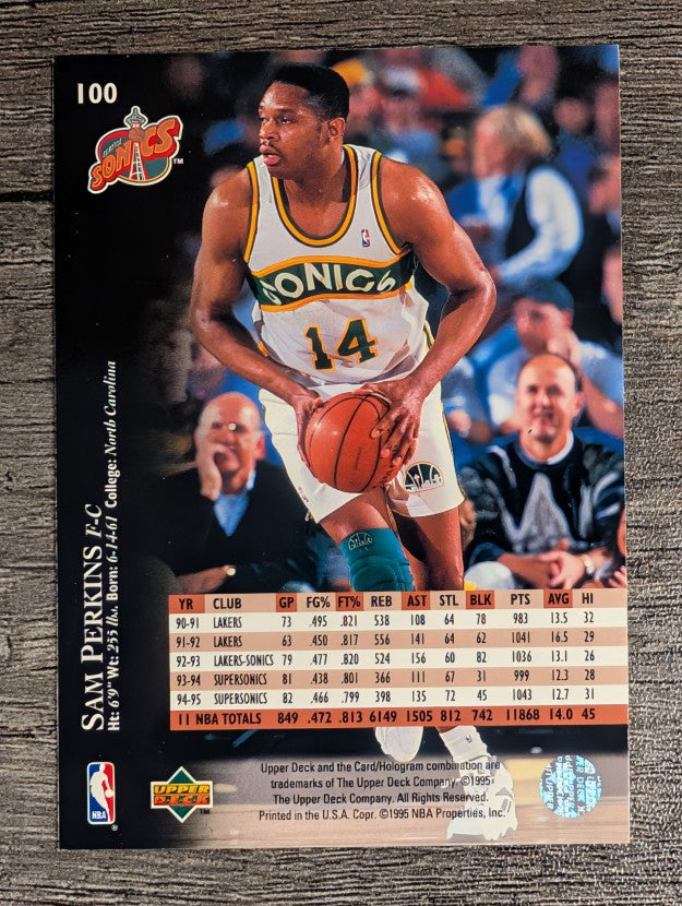 1995-96 Upper Deck #100 Sam Perkins