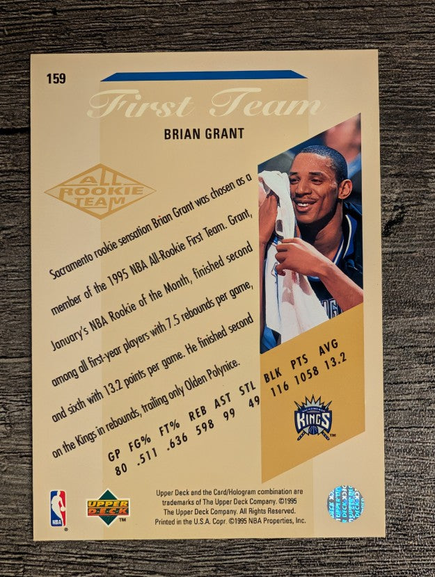 1995-96 Upper Deck #159 Brian Grant ART