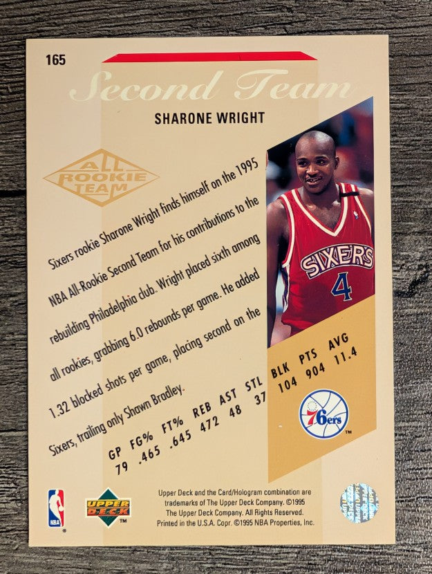 1995-96 Upper Deck #165 Sharone Wright ART