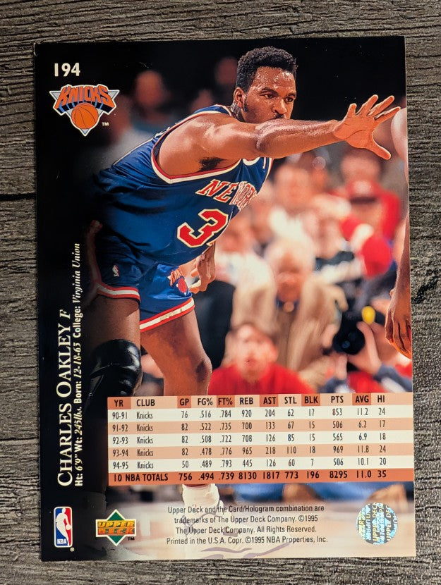 1995-96 Upper Deck #194 Charles Oakley