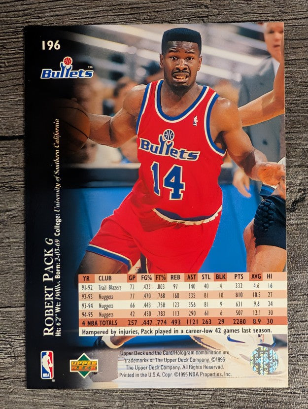 1995-96 Upper Deck #196 Robert Pack