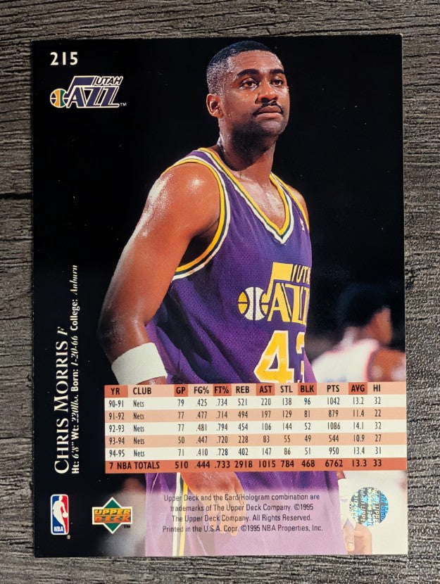 1995-96 Upper Deck #215 Chris Morris