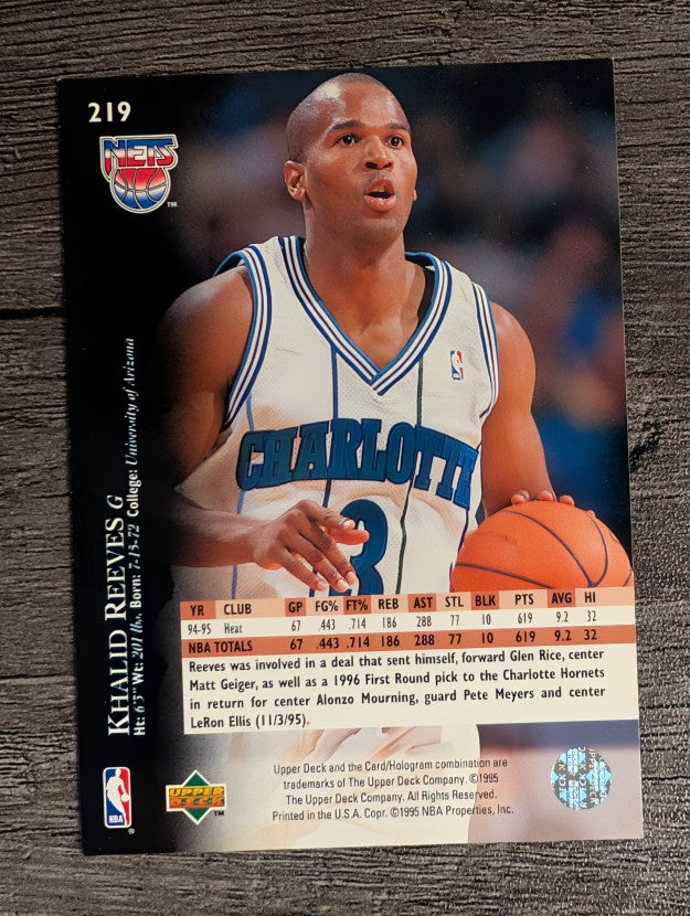 1995-96 Upper Deck #219 Khalid Reeves