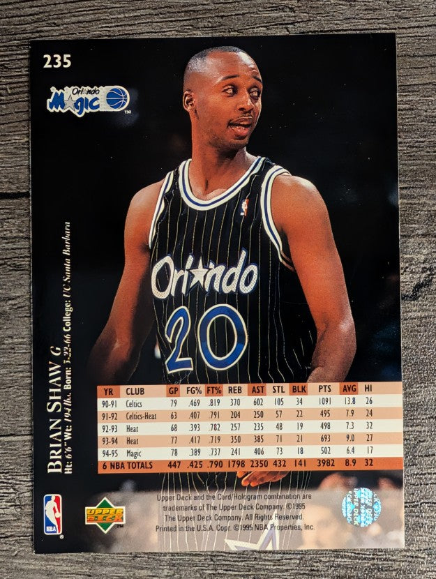 1995-96 Upper Deck #235 Brian Shaw