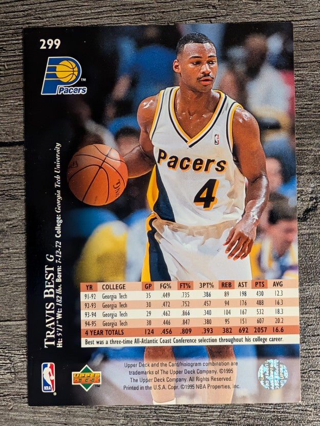 1995-96 Upper Deck #299 Travis Best RC