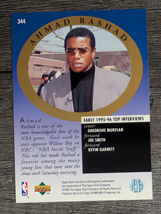 1995-96 Upper Deck #344 Ahmad Rashad MA