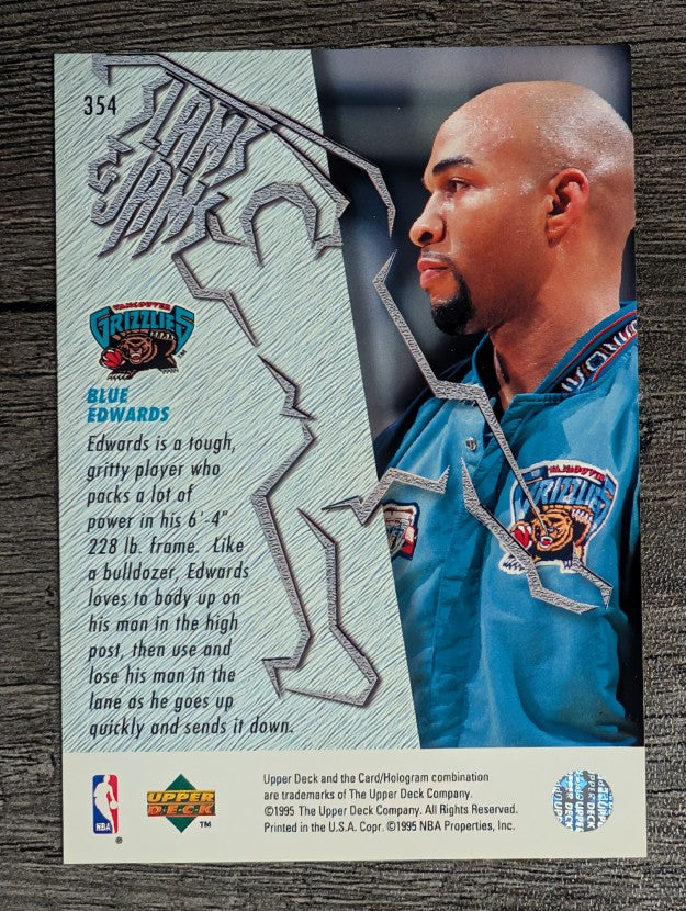 1995-96 Upper Deck #354 Blue Edwards SJ