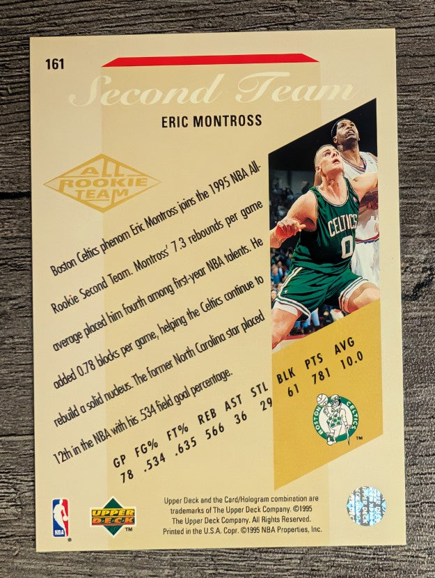 1995-96 Upper Deck Electric Court #161 Eric Montross ART