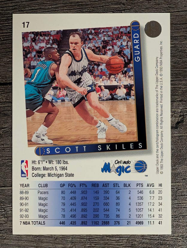 1993-94 Upper Deck #17 Scott Skiles