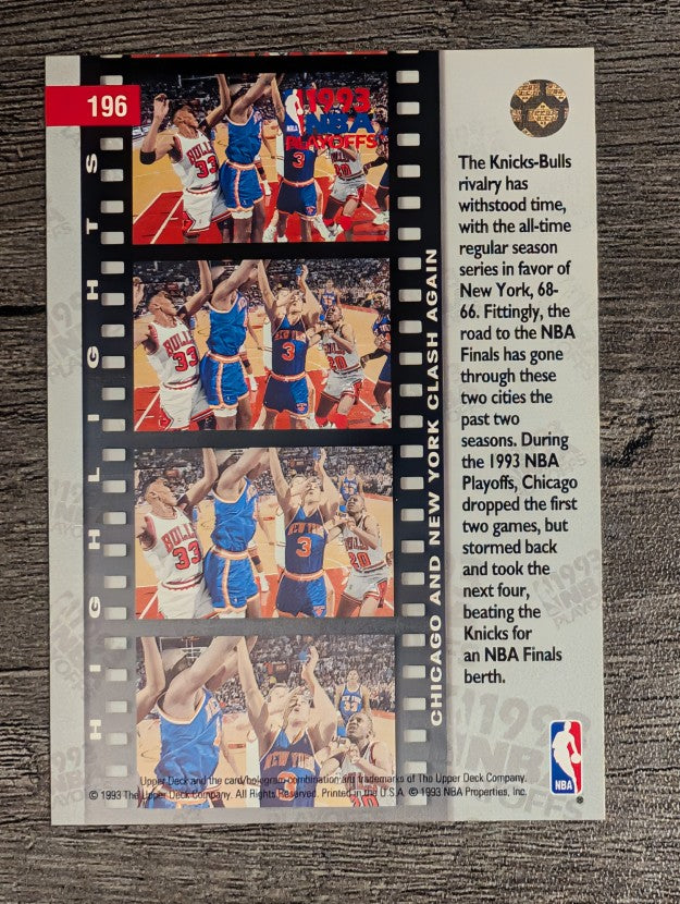 1993-94 Upper Deck #196 John Starks/Scottie Pippen PO