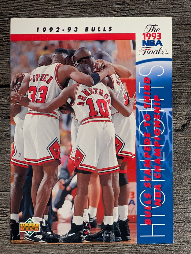 1993-94 Upper Deck #208 1992-93 Bulls FIN