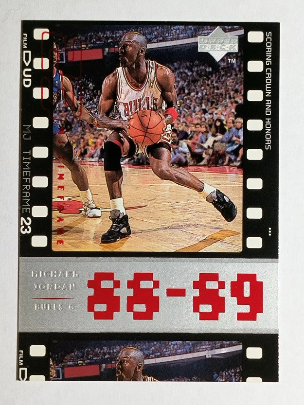 1998 Upper Deck Michael Jordan Living Legend #30 Michael Jordan TF 1989-90