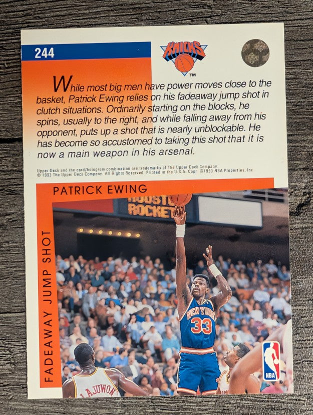 1993-94 Upper Deck #244 Patrick Ewing SM