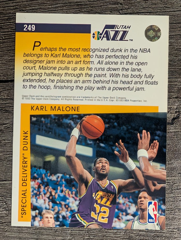 1993-94 Upper Deck #249 Karl Malone SM