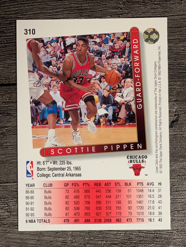 1993-94 Upper Deck #310 Scottie Pippen