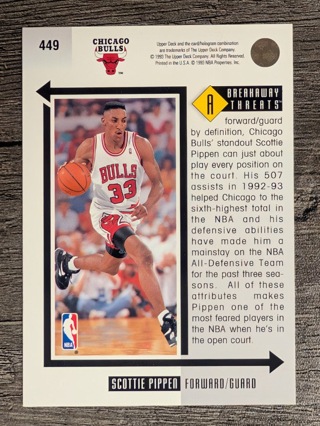 1993-94 Upper Deck #449 Scottie Pippen BT