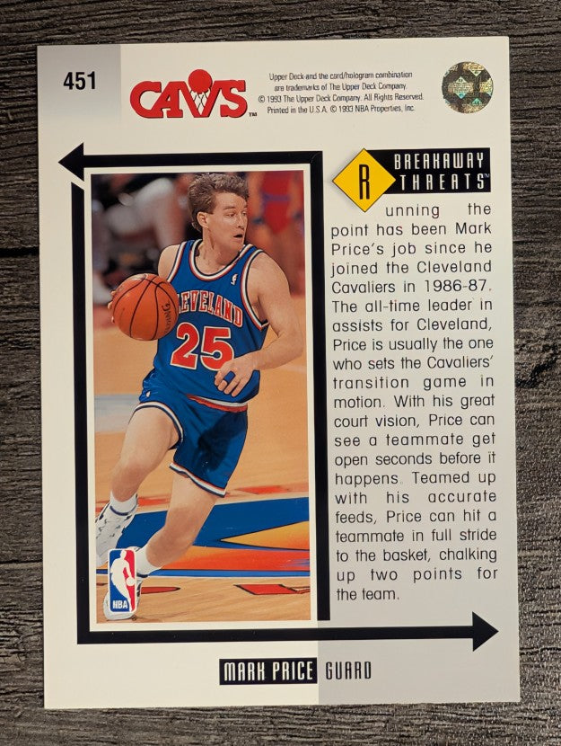 1993-94 Upper Deck #451 Mark Price BT
