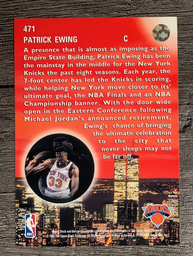 1993-94 Upper Deck #471 Patrick Ewing SKL