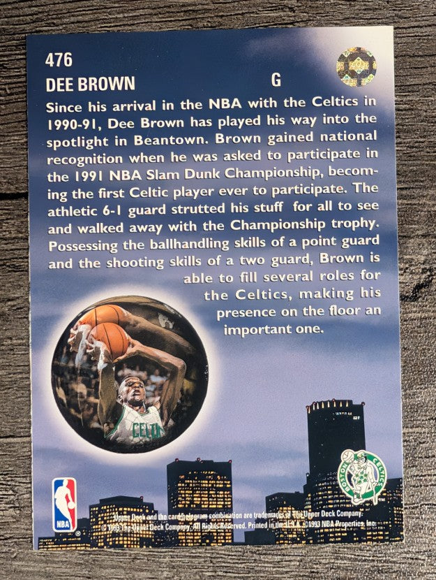1993-94 Upper Deck #476 Dee Brown SL