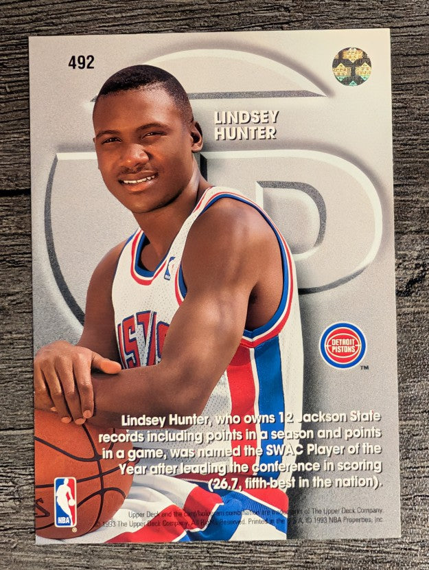 1993-94 Upper Deck #492 Lindsey Hunter TP