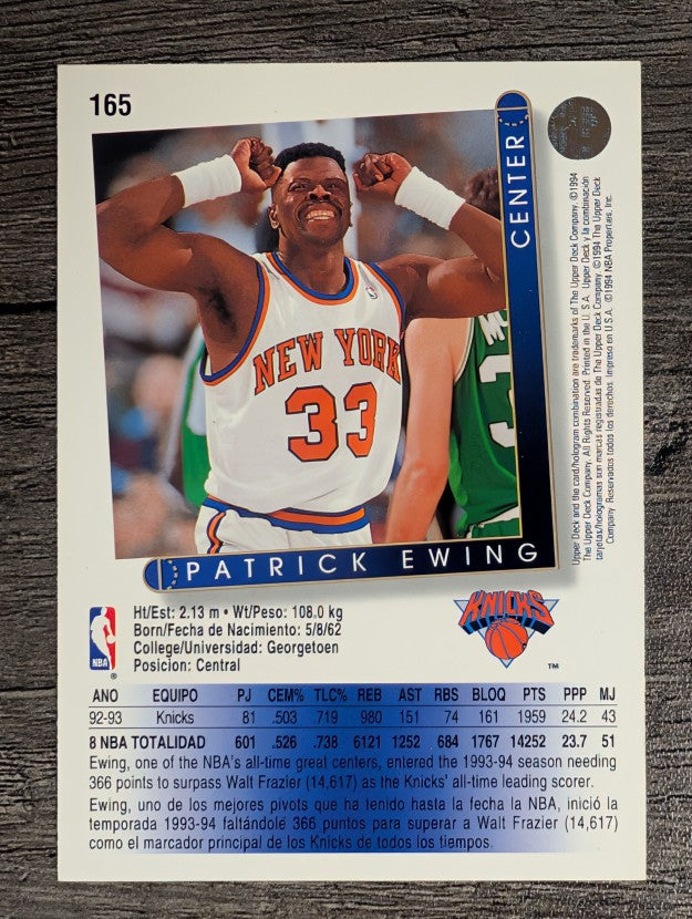 1993-94 Upper Deck International Spanish #165 Patrick Ewing