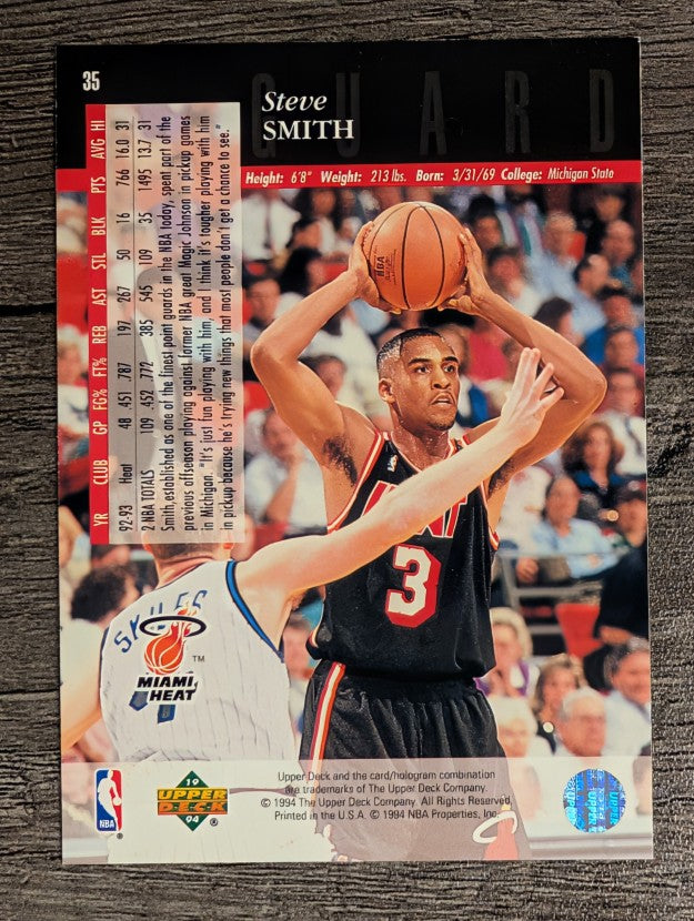 1993-94 Upper Deck SE #35 Steve Smith