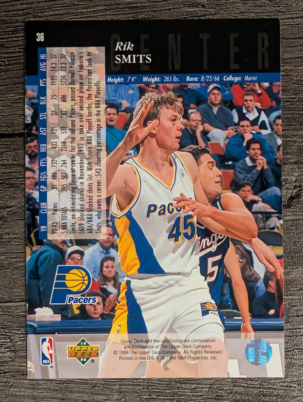1993-94 Upper Deck SE #36 Rik Smits