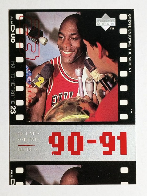 1998 Upper Deck Michael Jordan Living Legend #45 Michael Jordan TF 1991-92