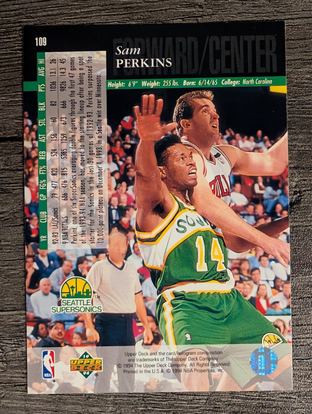 1993-94 Upper Deck SE #109 Sam Perkins
