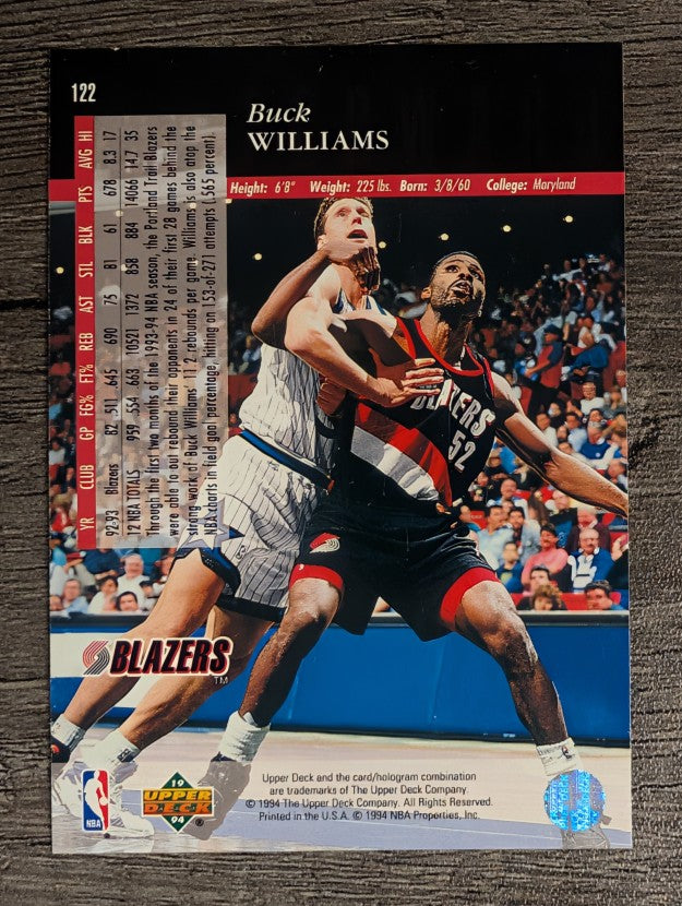 1993-94 Upper Deck SE #122 Buck Williams