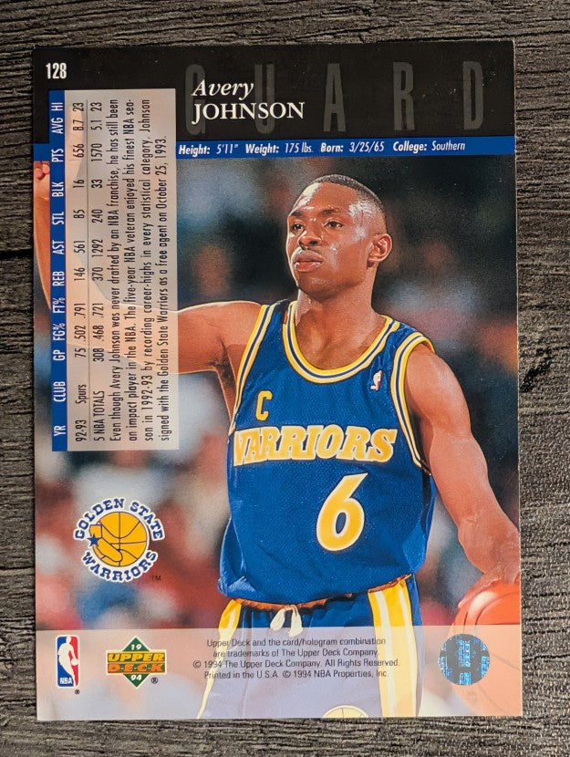1993-94 Upper Deck SE #128 Avery Johnson