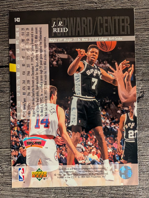 1993-94 Upper Deck SE #143 J.R. Reid