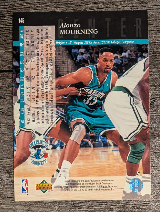 1993-94 Upper Deck SE #145 Alonzo Mourning