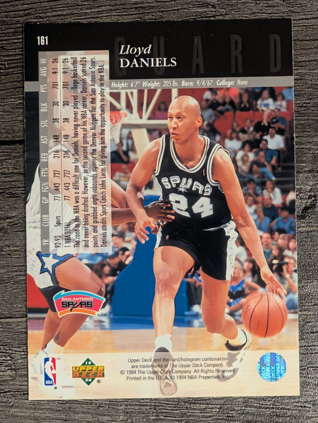 1993-94 Upper Deck SE #161 Lloyd Daniels