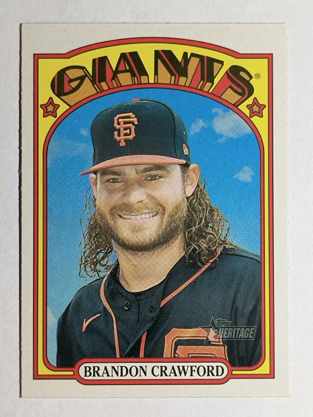 2021 Topps Heritage #372 Brandon Crawford