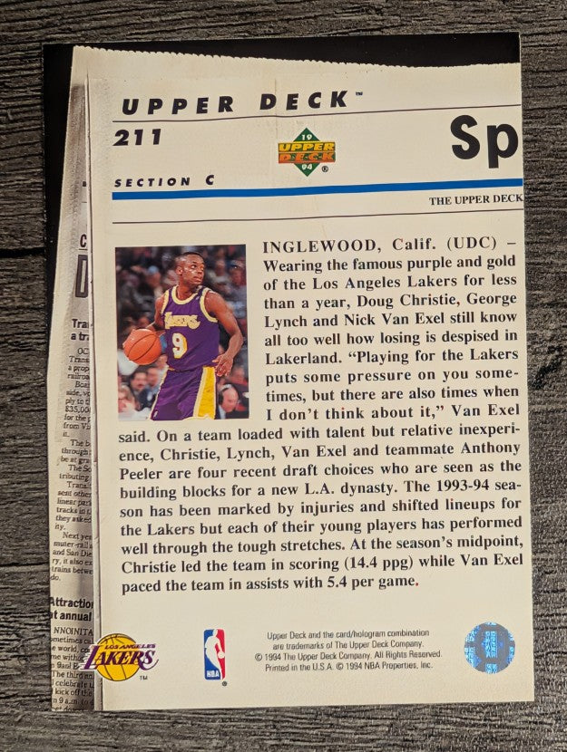 1993-94 Upper Deck SE #211 Doug Christie TH