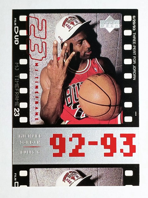 1998 Upper Deck Michael Jordan Living Legend #60 Michael Jordan TF 1992-93
