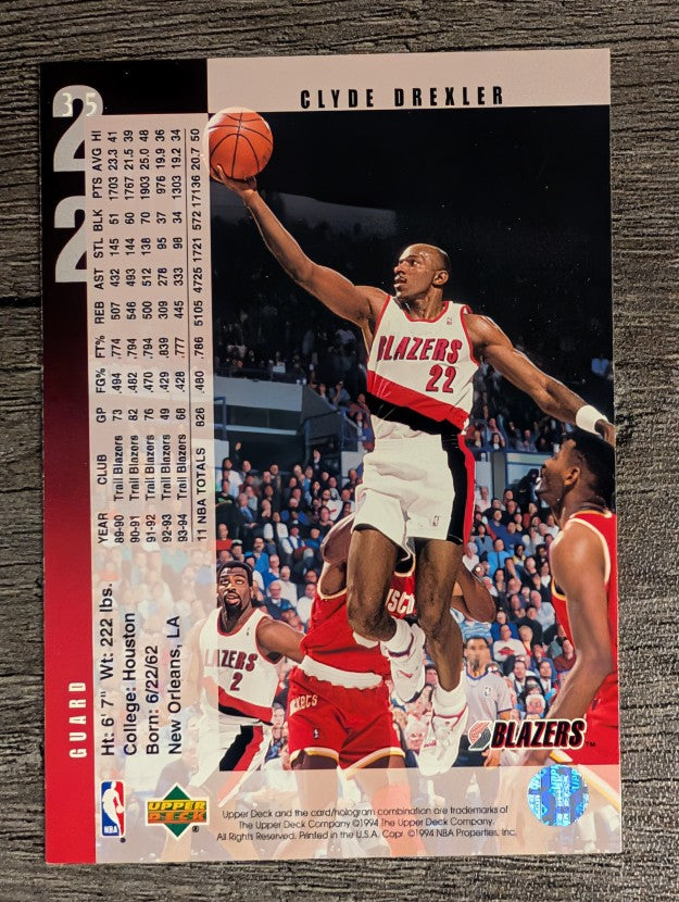 1994-95 Upper Deck #35 Clyde Drexler
