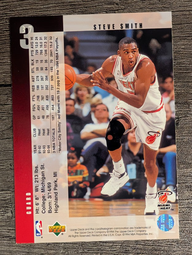 1994-95 Upper Deck #37 Steve Smith