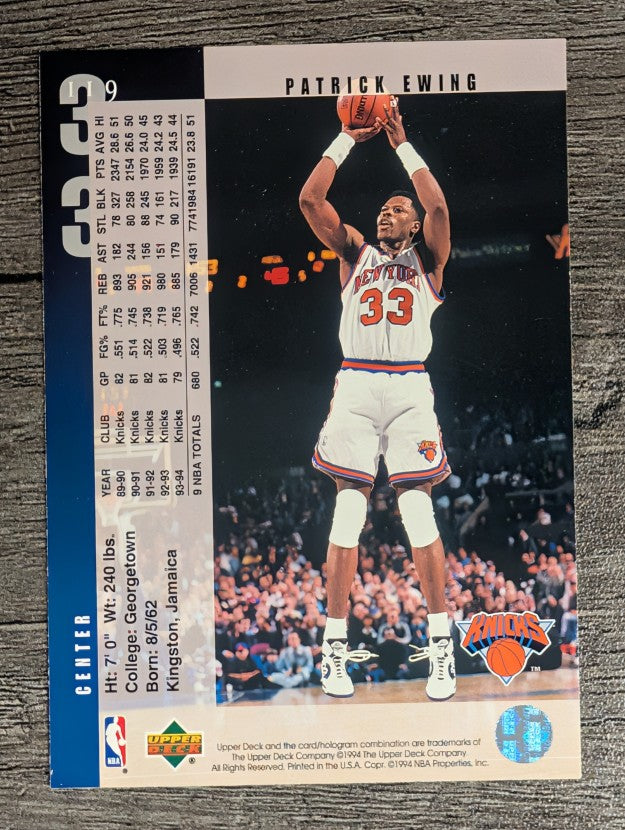 1994-95 Upper Deck #119 Patrick Ewing