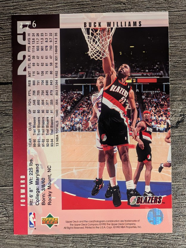 1994-95 Upper Deck #276 Buck Williams