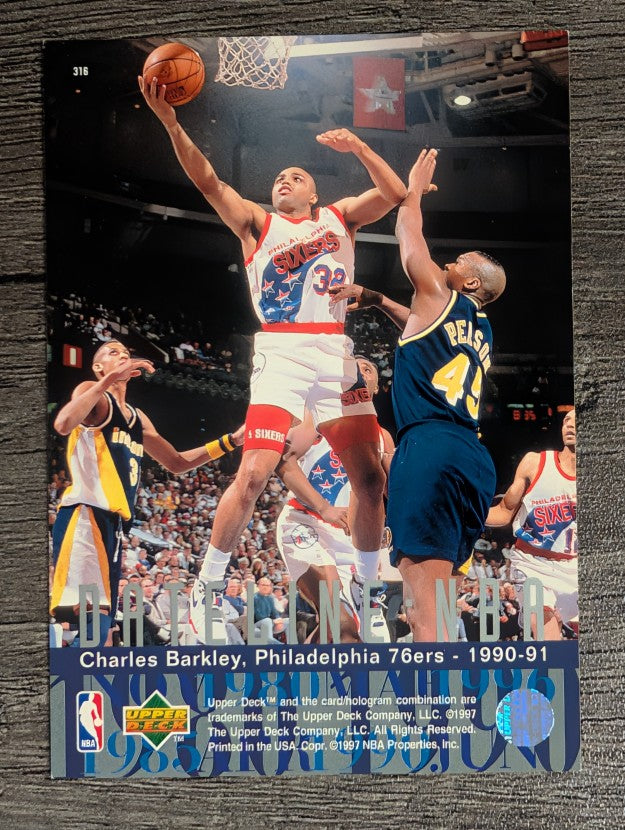 1996-97 Upper Deck #316 Charles Barkley DN (NM)