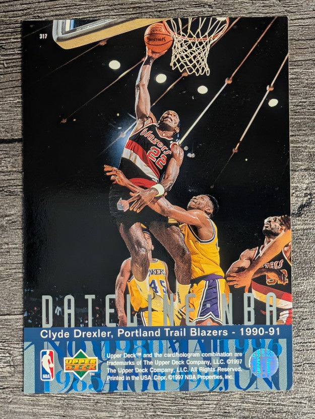 1996-97 Upper Deck #317 Clyde Drexler DN