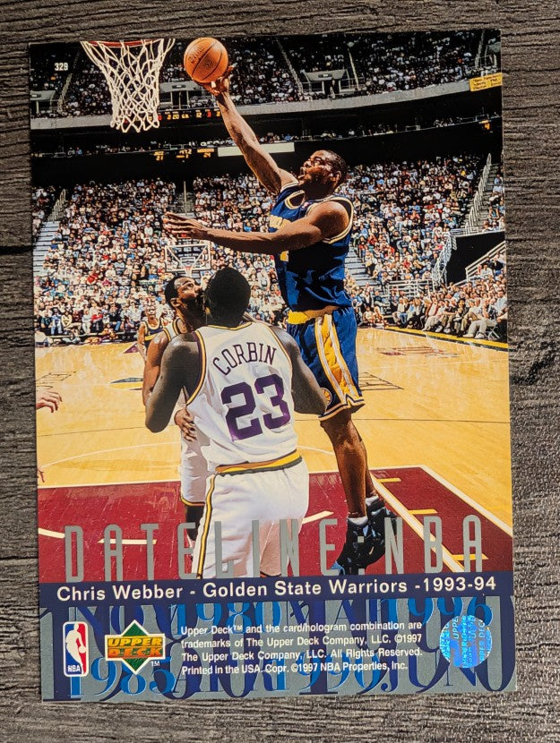 1996-97 Upper Deck #329 Chris Webber DN