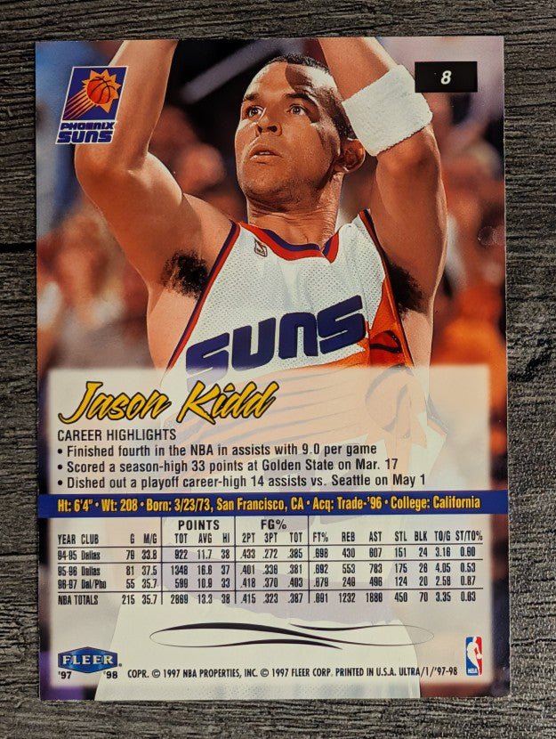 1997-98 Ultra #8 Jason Kidd