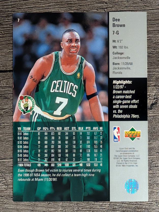 1997-98 Upper Deck #7 Dee Brown