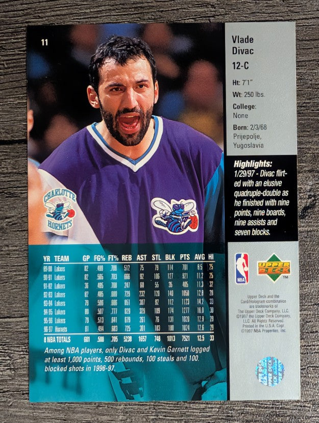 1997-98 Upper Deck #11 Vlade Divac