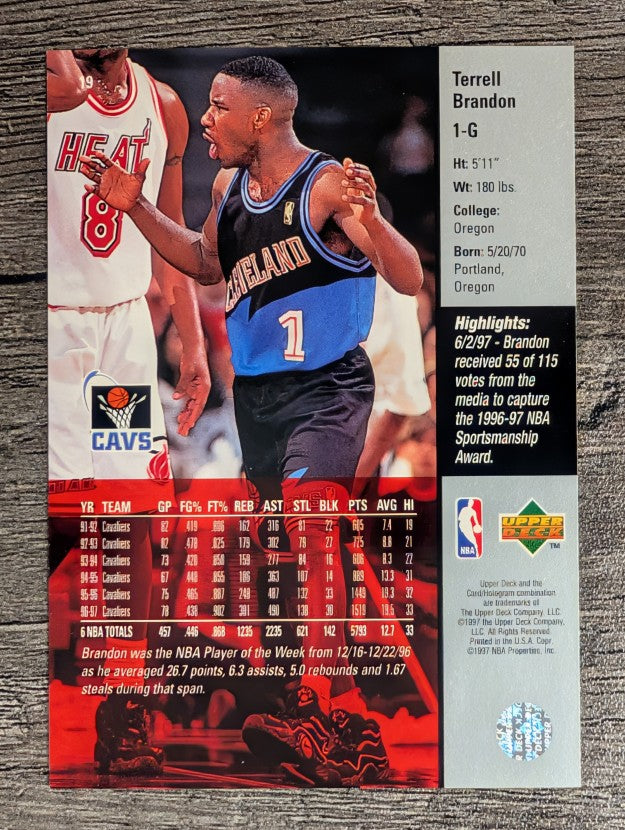 1997-98 Upper Deck #19 Terrell Brandon